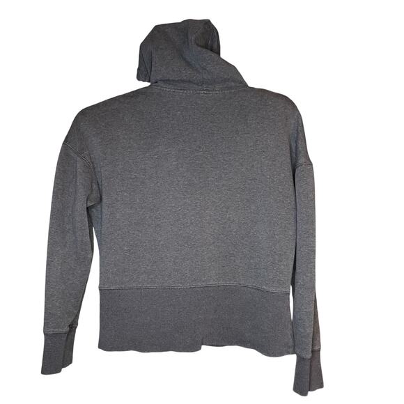 VTG Champion Women’s Hoodie Charcoal Gray Pullover Sz M Made in Jordan Y2K Era - Picture 9 of 10